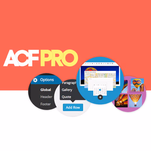 Advanced Custom Fields ACF Pro plugin dashboard preview
