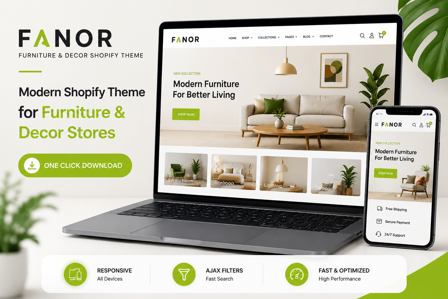 Fanor Furniture & Decor Shopify Theme Free Download